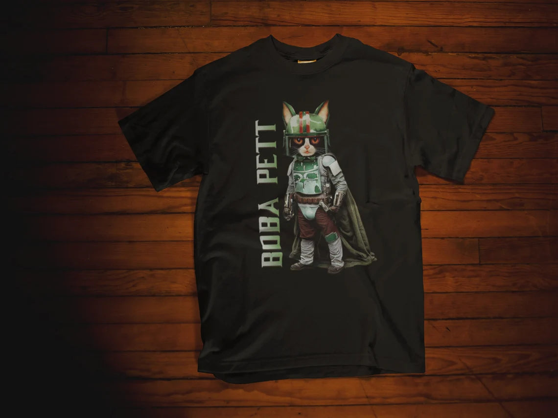 Boba Pett Shirt Cat Parody Teeshirt
