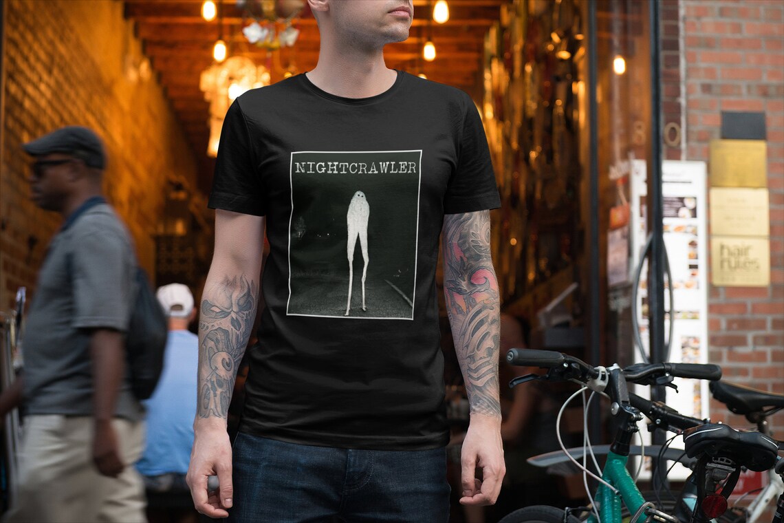 The Fresno Nightcrawler T-Shirt | Night Crawler Teeshirt | Cryptid Tee Shirt | Cryptidcore Gift Cryptozoology
