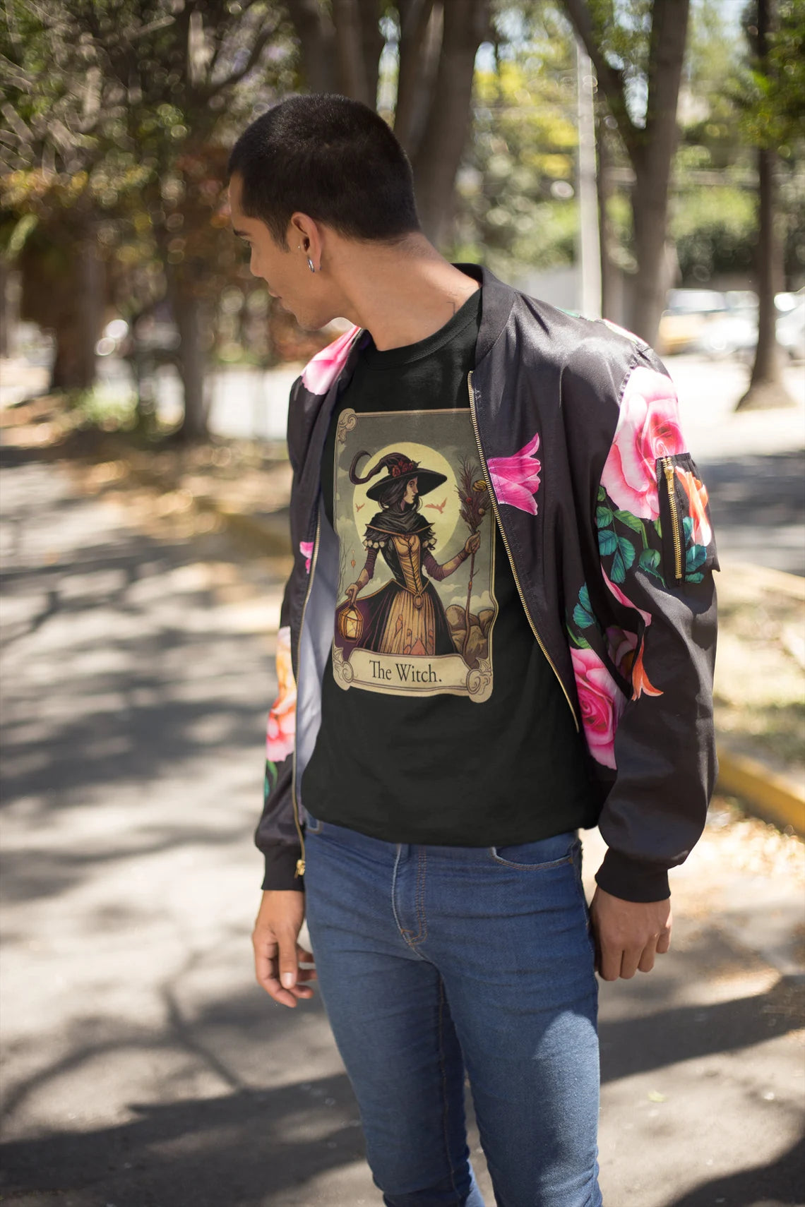 The Witch Tarot Card T-Shirt | Witchcraft Teeshirt | Pagan Tee Shirt | Occult Gift Witch Clothing Cottaecore