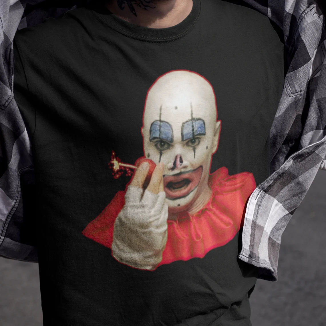 No Nose Clown Shirt | Clown teeshirt  | full color circus t-shirt | Officially Licensed Merch | Clowncore