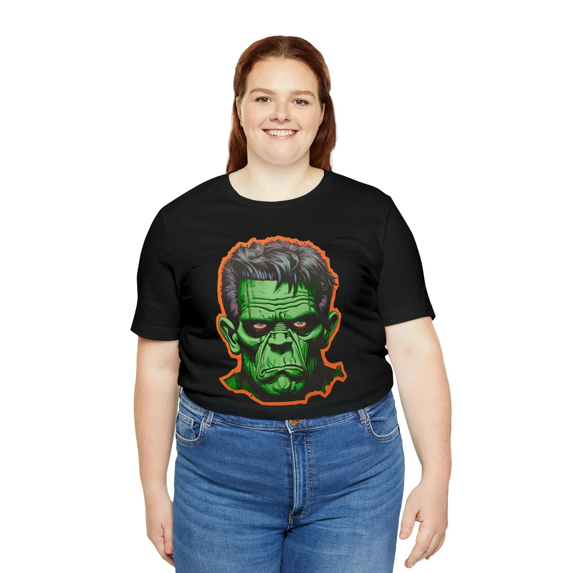 Retro Style Frankenstein Halloween Shirt | Monster teeshirt | Spooky t-shirt | Horror | Fall style | Haunted House Fashion | 1980s 80s
