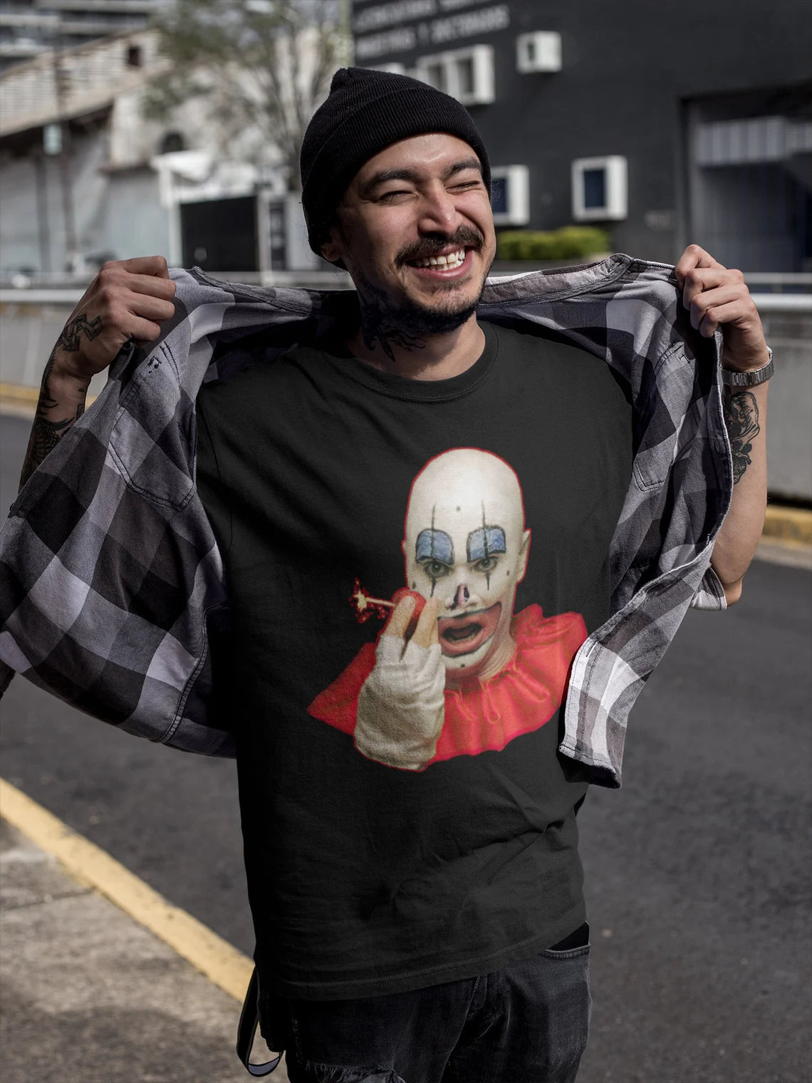 No Nose Clown Shirt | Clown teeshirt  | full color circus t-shirt | Officially Licensed Merch | Clowncore