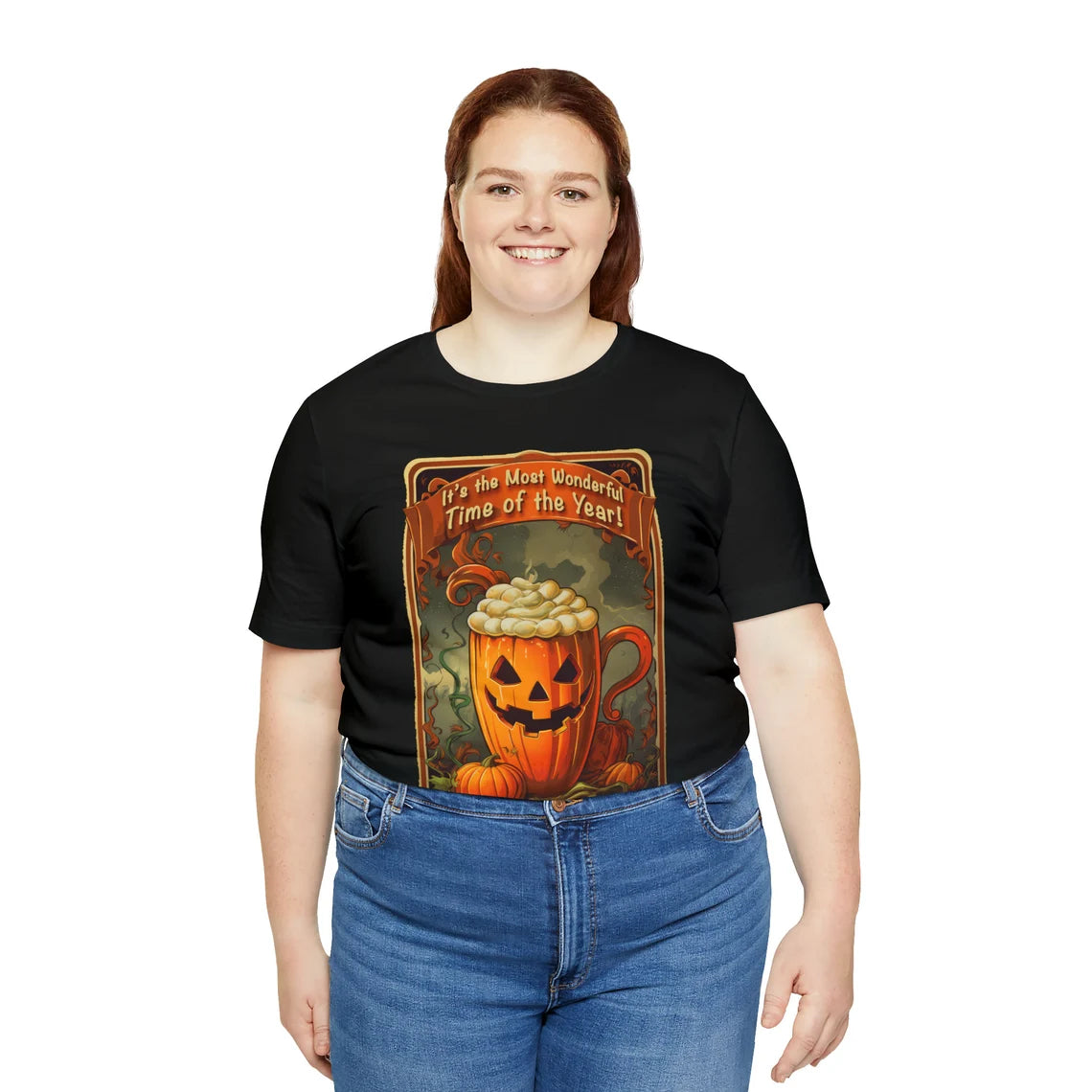 Pumpkin Spice Halloween Shirt | Most Wonderful Time of the Year teeshirt | Spooky t-shirt |  Fall style | Haunted Fashion 1980s
