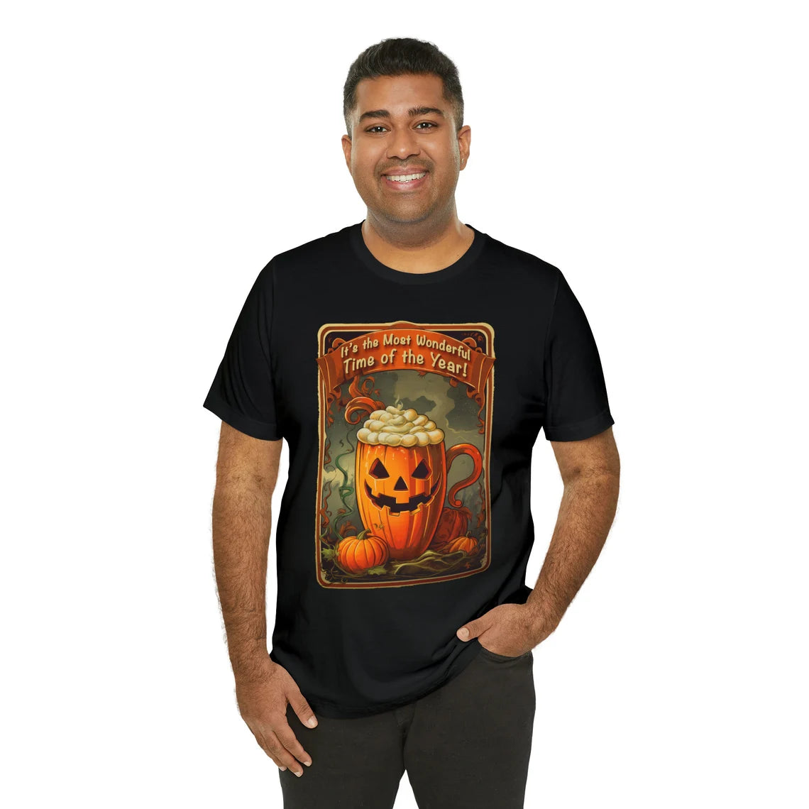 Pumpkin Spice Halloween Shirt | Most Wonderful Time of the Year teeshirt | Spooky t-shirt |  Fall style | Haunted Fashion 1980s