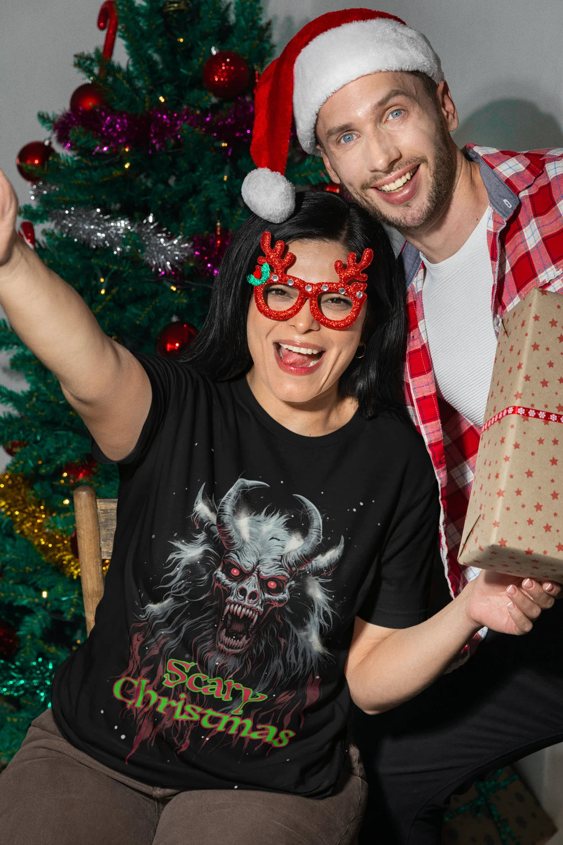 Scary Christmas Krampus T-Shirt | Krampus Shirt | Gruß vom Krampus Apparel | tee gift | Gruss Vom Krampus