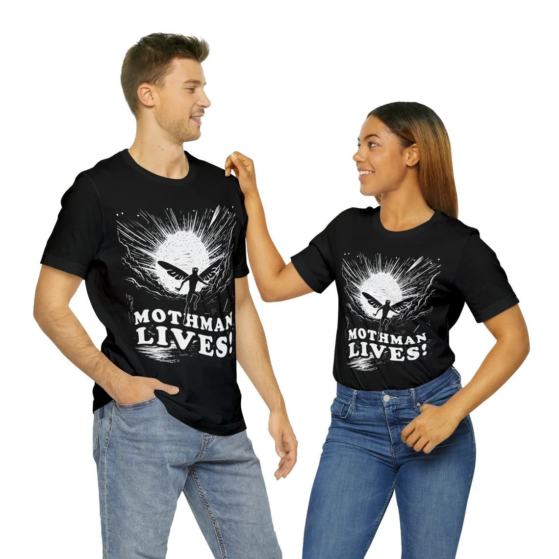 Mothman Lives Shirt | Cryptid TeeShirt | Funny Mothman T-Shirt | Cryptozoology Clothing | Cool Style