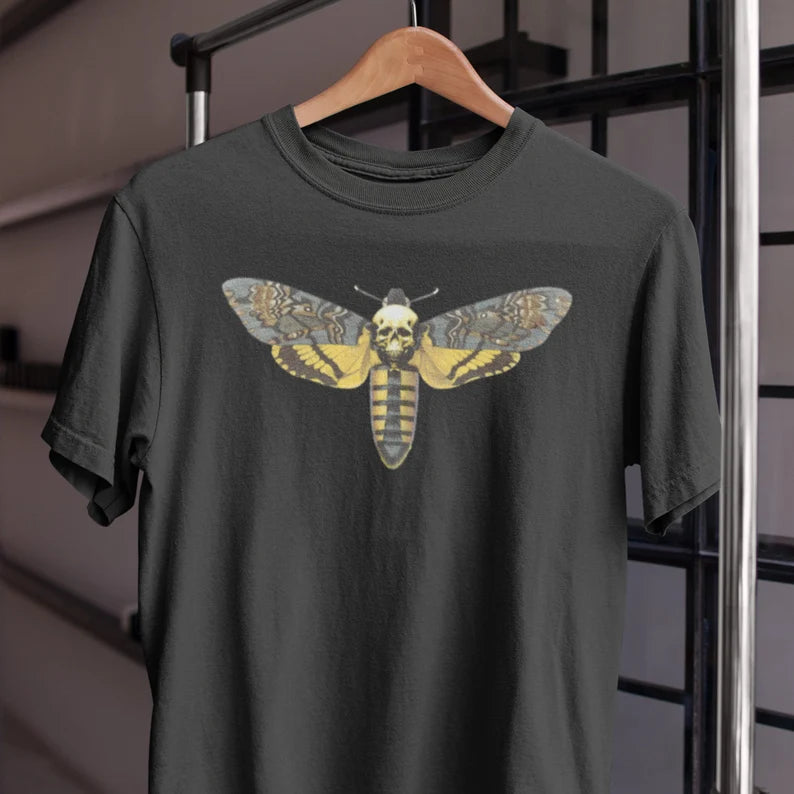 Deaths Head Moth T Shirt - Death Head Moth gift tshirt tee deathshead deaths-head hawkmoth Acherontia styx