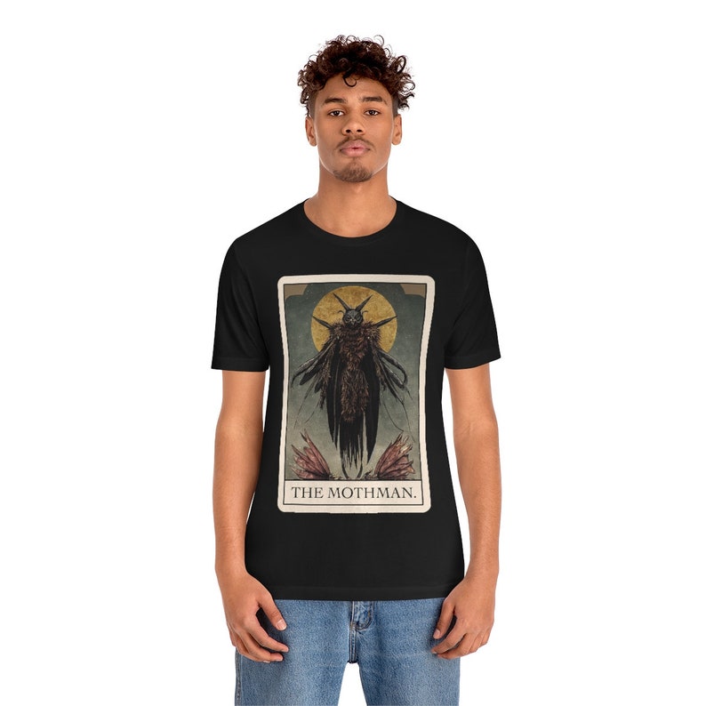 The Mothman Tarot Card Shirt cryptid tee cryptozoology t-shirt