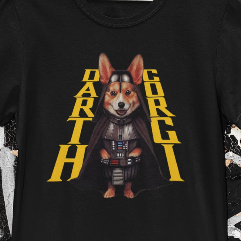 Darth Corgi Shirt Corgi Parody Teeshirt