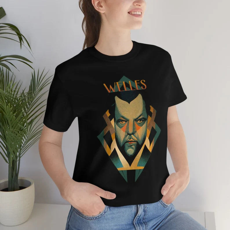 Orson Welles Art Deco Shirt director shirt filmmaker gift film gift for film lover