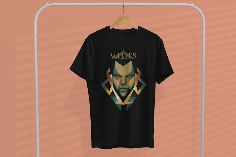 Orson Welles Art Deco Shirt director shirt filmmaker gift film gift for film lover