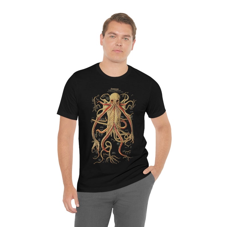 Cthulhu Arcane AnatomyT-Shirt | HP Lovecraft Teeshirt | Cult Monster Tee | Horror Gift