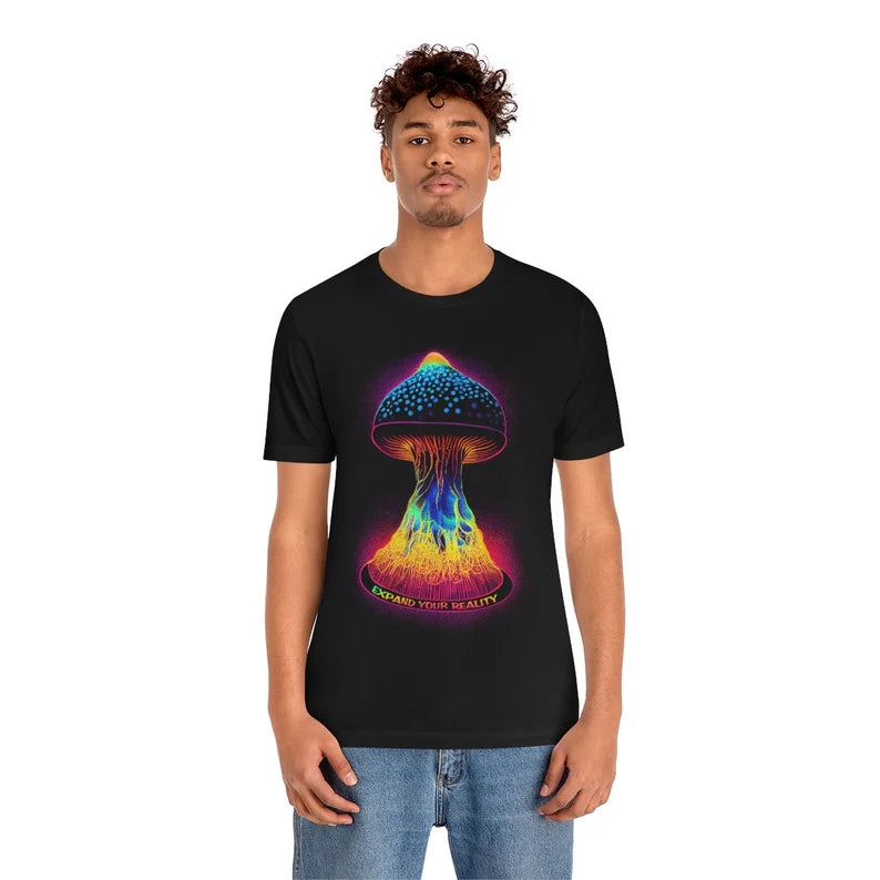 Magic Mushroom Shirt - Expand Your Reality t-shirt psychedelic psychotropic psilocybin tee