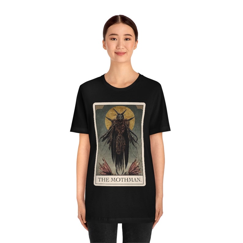 The Mothman Tarot Card Shirt cryptid tee cryptozoology t-shirt