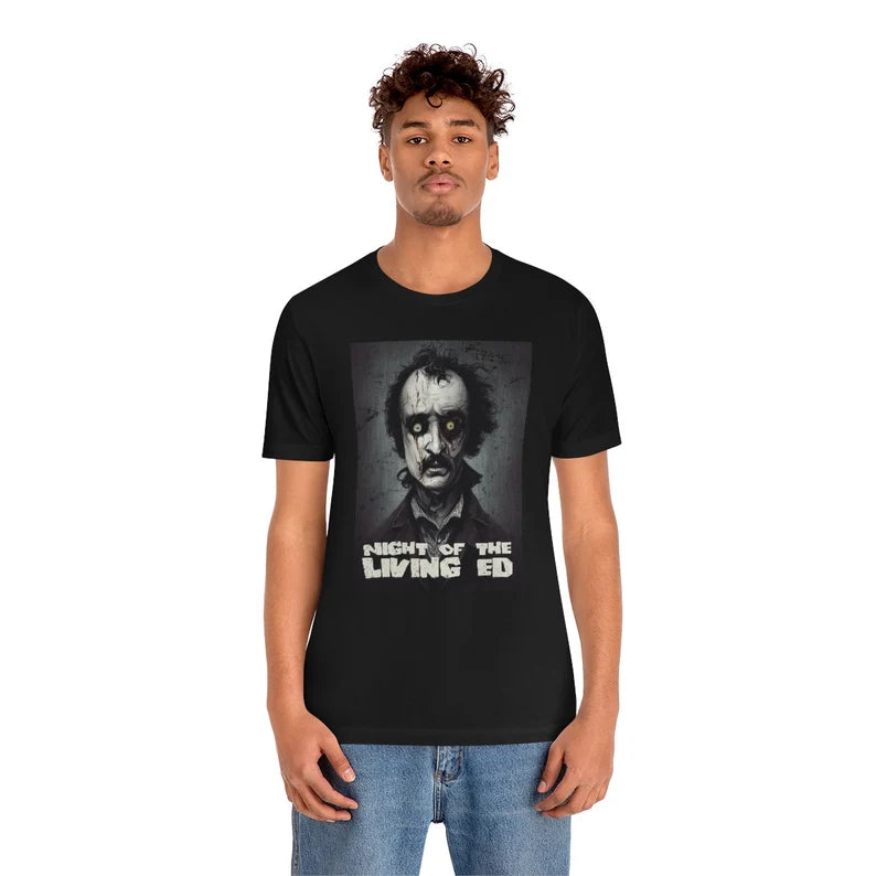 Zombie Edgar Allan Poe Shirt Night of the Living Ed Tee Shirt