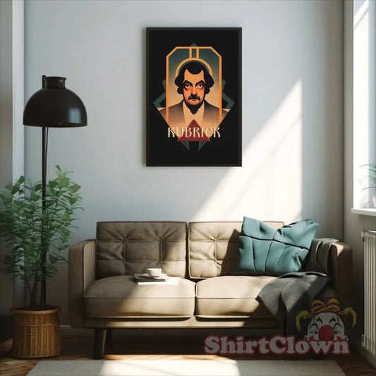 Stanley Kubrick Art Deco Art Print director artwork design decor filmmaker gift film gift for film lover