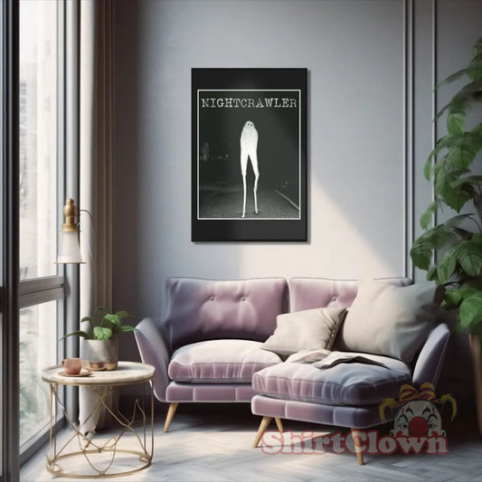 The Fresno Nightcrawler Art Print | Night Crawler Poster | Cryptid Wall Art | Cryptidcore Gift Cryptozoology decor