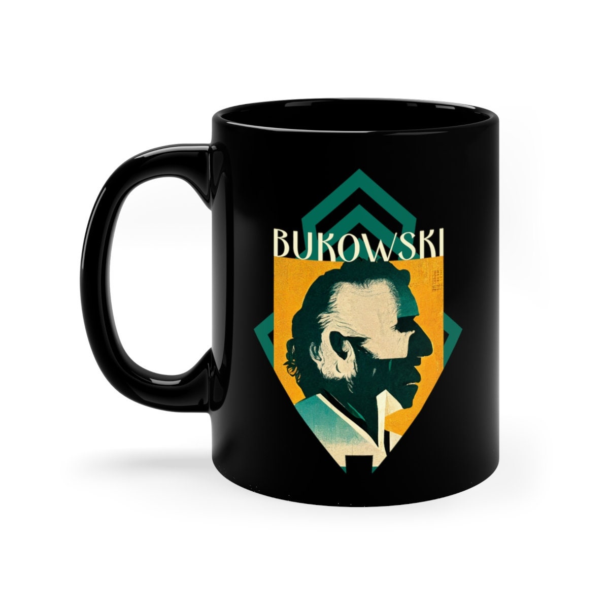Charles Bukowski 11oz Black Mug coffee cup