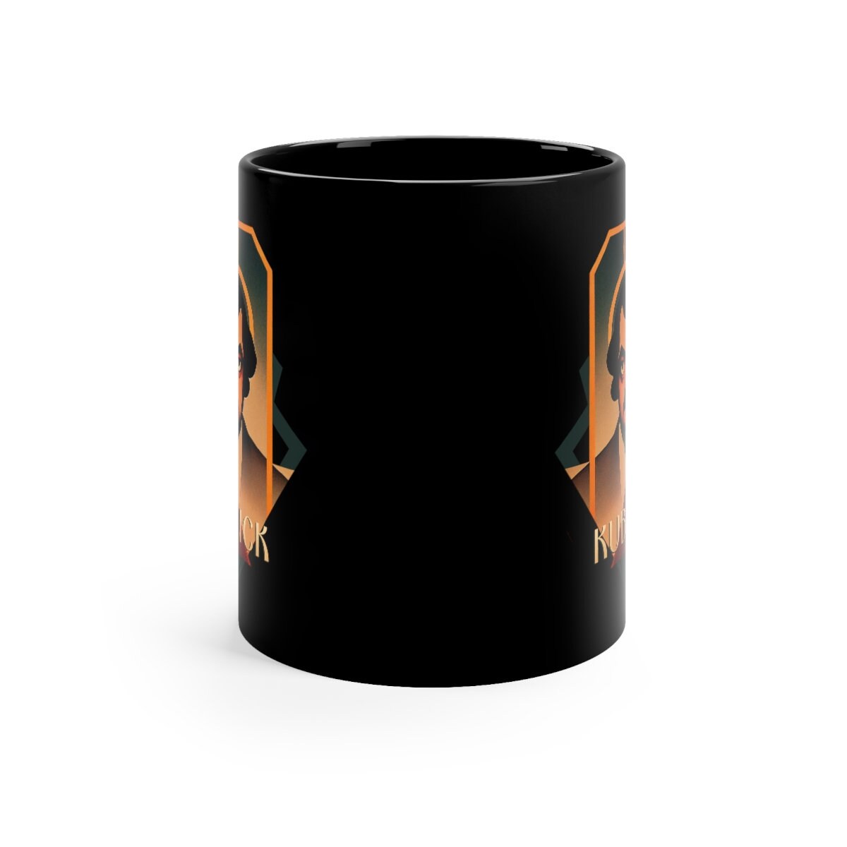 Stanley Kubrick Mug, Art Deco Film Director Coffee Cup, Cinema Gift for Movie Buffs