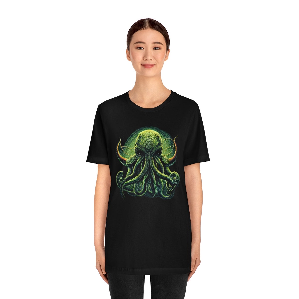 Cthulhu Shirt, HP Lovecraft T-Shirt, Elder God Tee, Lovecraftian Horror Gift for Readers