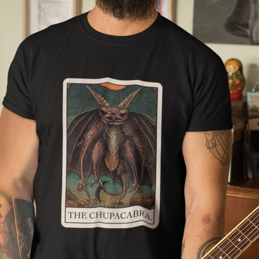 The Chupacabra Tarot Card Shirt cryptid tee cryptozoology t-shirt