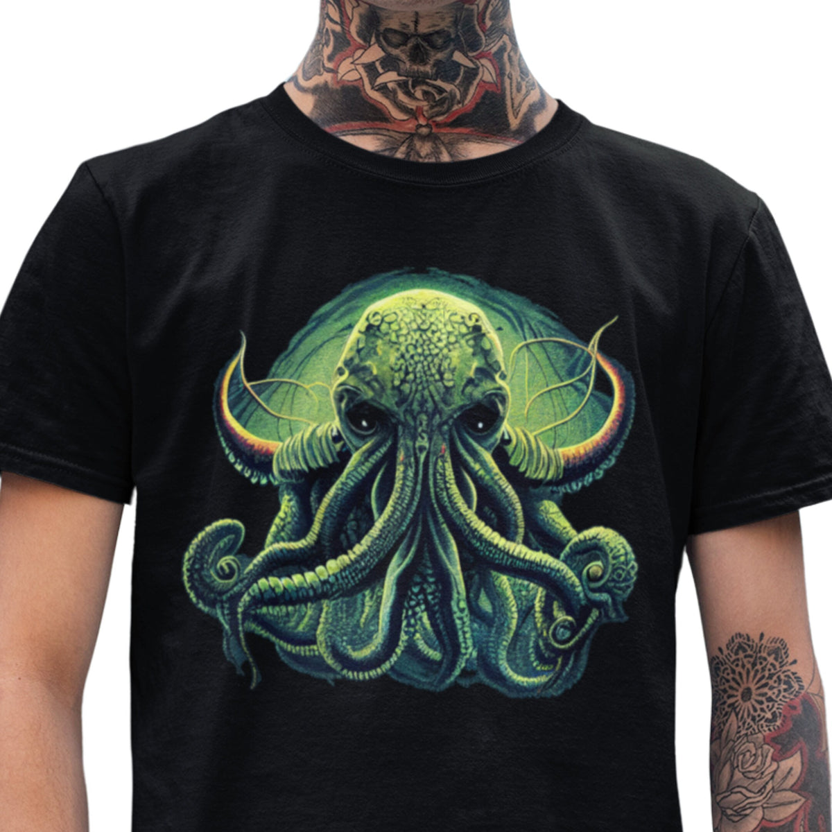 Cthulhu Shirt, HP Lovecraft T-Shirt, Elder God Tee, Lovecraftian Horror Gift for Readers