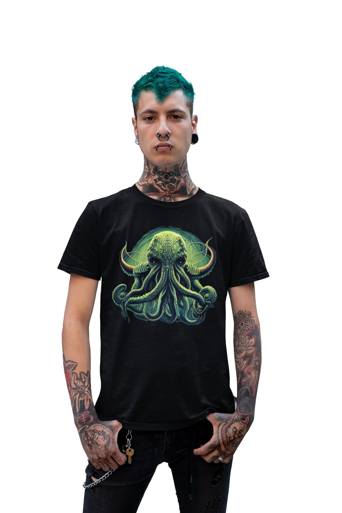 Cthulhu Shirt, HP Lovecraft T-Shirt, Elder God Tee, Lovecraftian Horror Gift for Readers