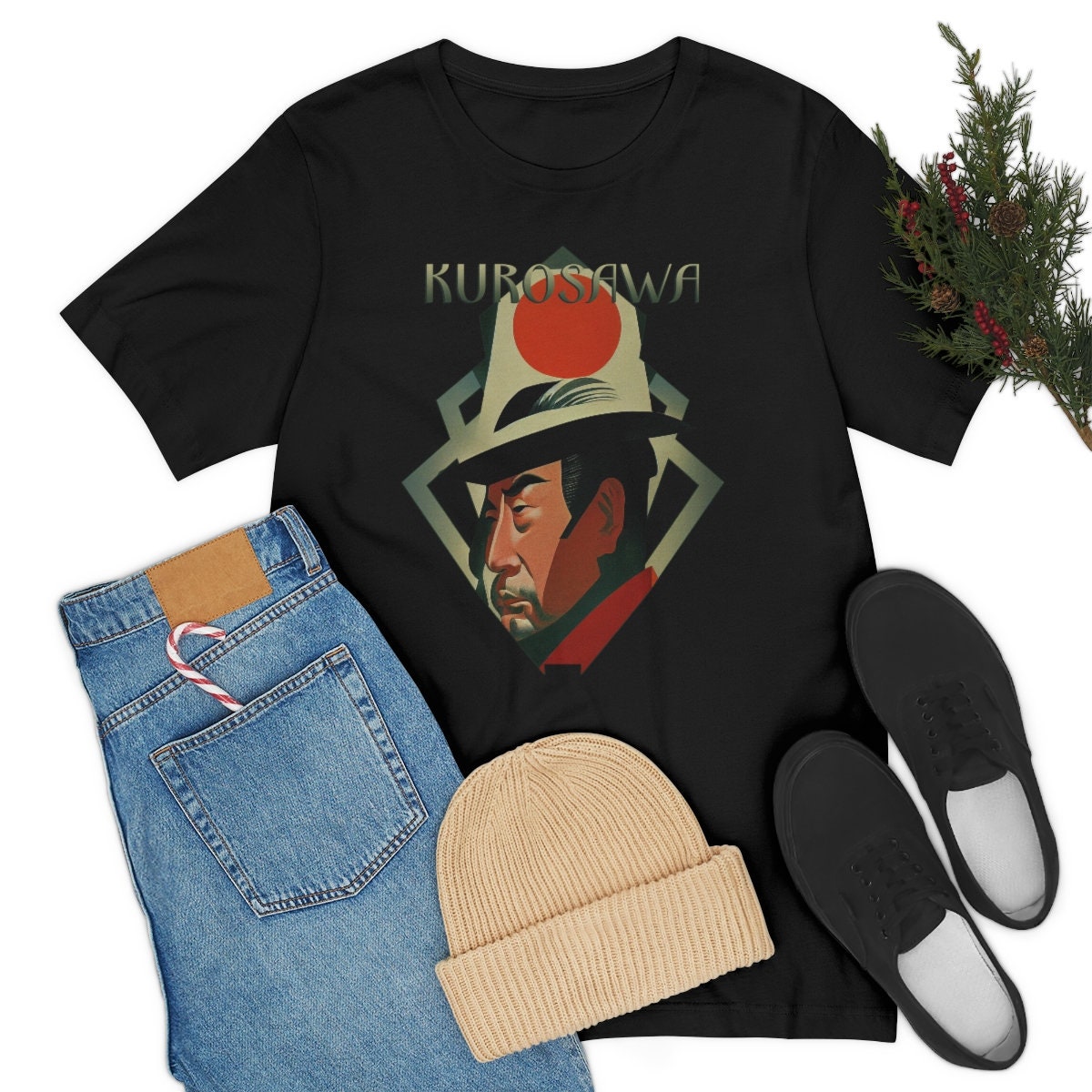 Akira Kurosawa Art Deco Shirt director shirt filmmaker gift film gift for film lover