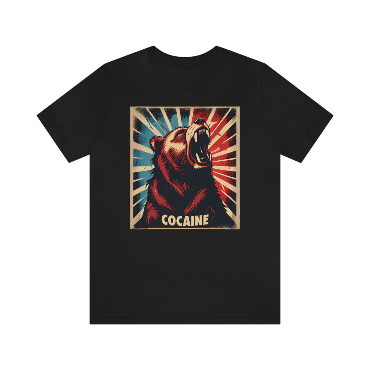 Funny Bear Shirt, Cocaine Bear T-Shirt, Dark Humor Meme Tee, True Crime Gift