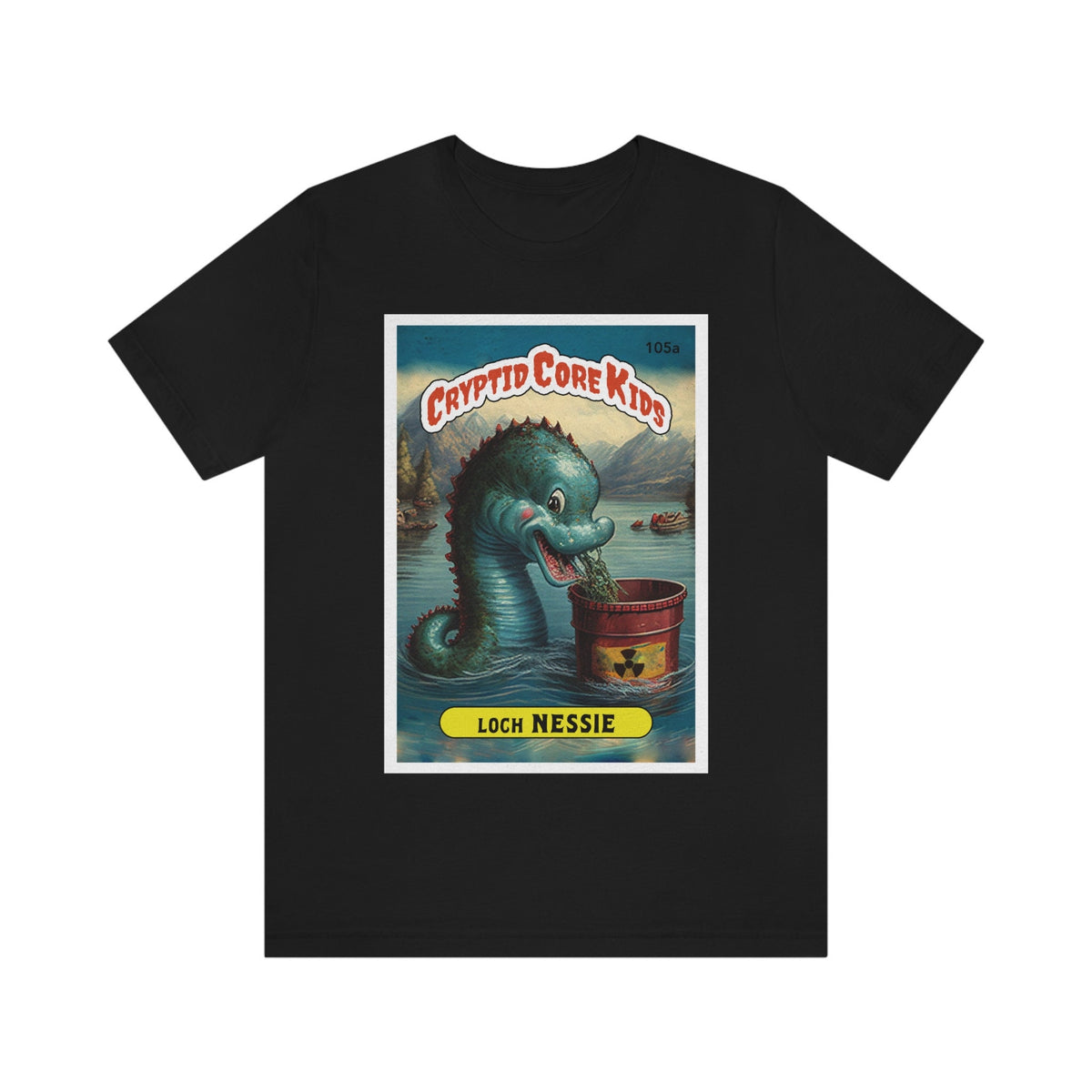 Loch Ness Monster Shirt, Nessie T-Shirt, Funny Cryptid Trading Card Tee, Cryptozoology Gift