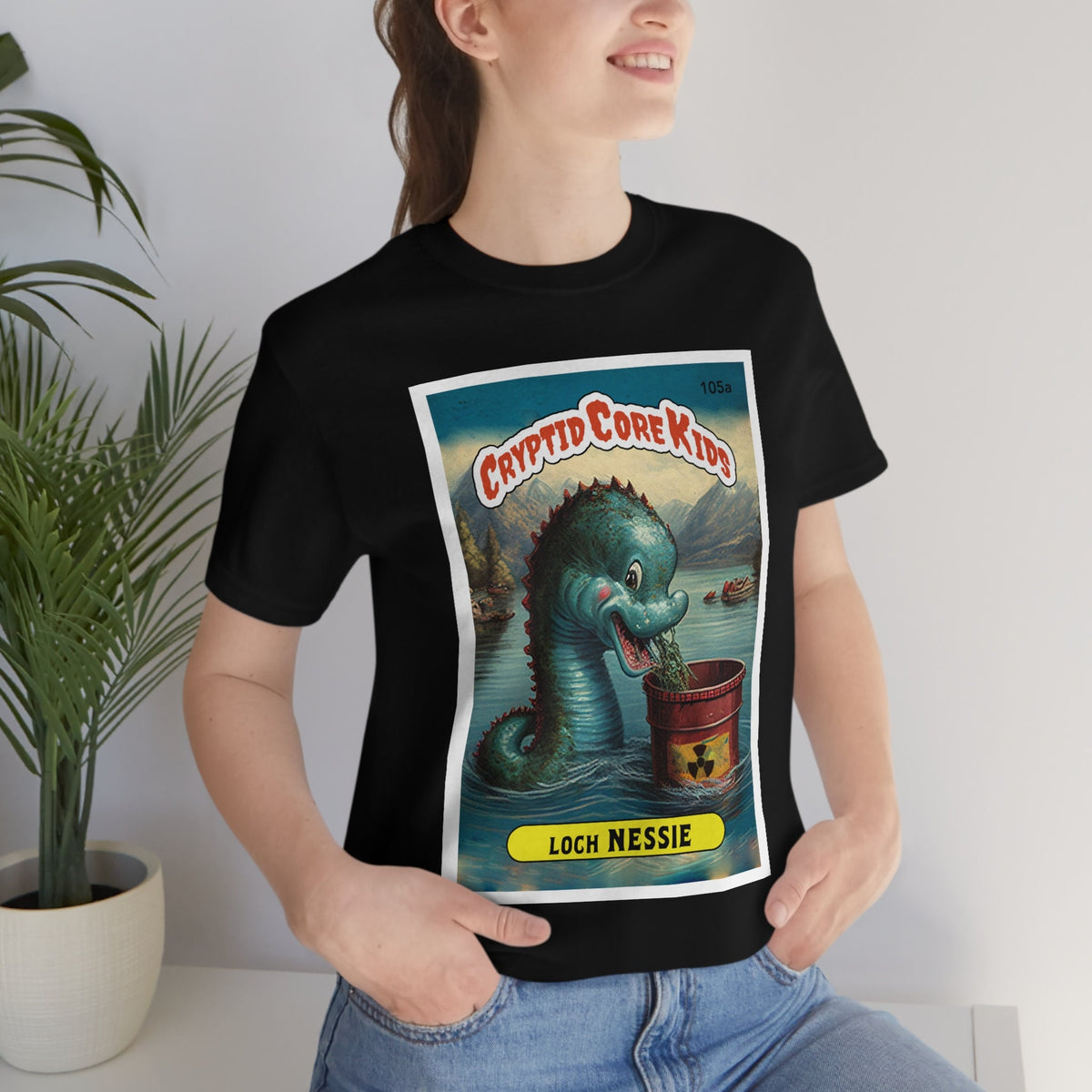 Loch Ness Monster Shirt, Nessie T-Shirt, Funny Cryptid Trading Card Tee, Cryptozoology Gift