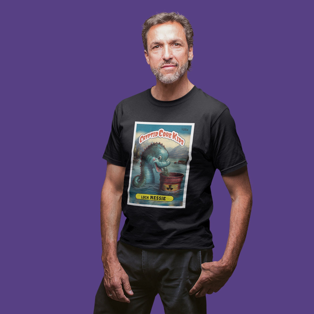Loch Ness Monster Shirt, Nessie T-Shirt, Funny Cryptid Trading Card Tee, Cryptozoology Gift