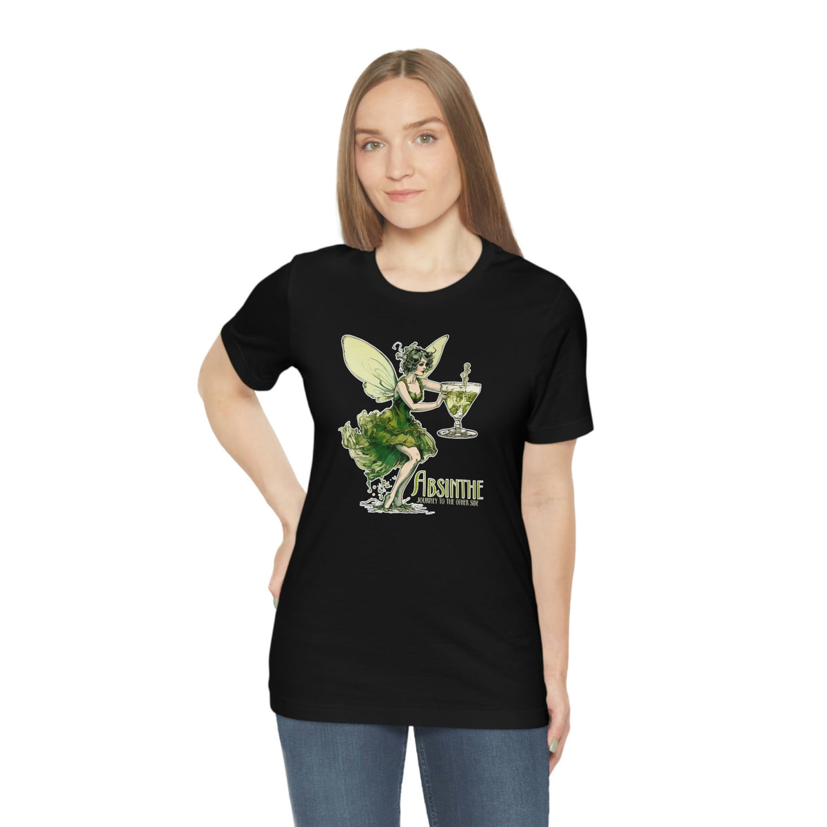 Absinthe Green Fairy T-Shirt | Teeshirt | Goth Shirt | Cottagecore Gift | Apparel | Clothing