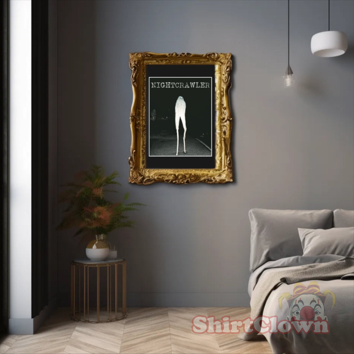 Fresno Nightcrawler Art Print, Cryptid Wall Art, Weirdcore Poster, Cryptozoology Decor Gift