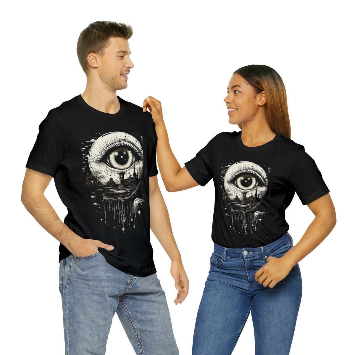 Weirdcore Shirt, Surreal Eyeball T-Shirt, Trippy Alt Clothing, Psychedelic Grunge Tee for Weirdos