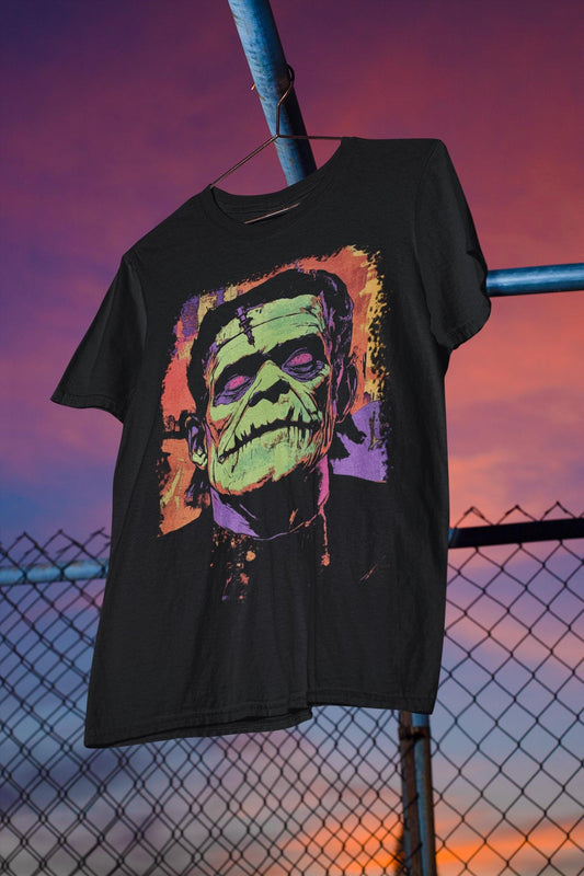 Frankenstein's Monster Tee Shirt | 3 Color Classic Horror t-shirt | Monster Style | Frankenstein