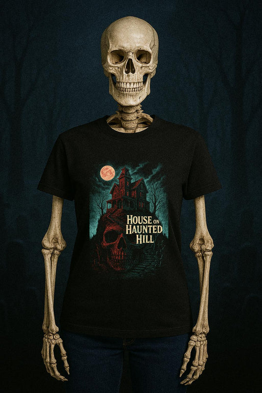 Haunted House Shirt, House on Haunted Hill Tee, Classic Horror Movie T-Shirt, Halloween Gift