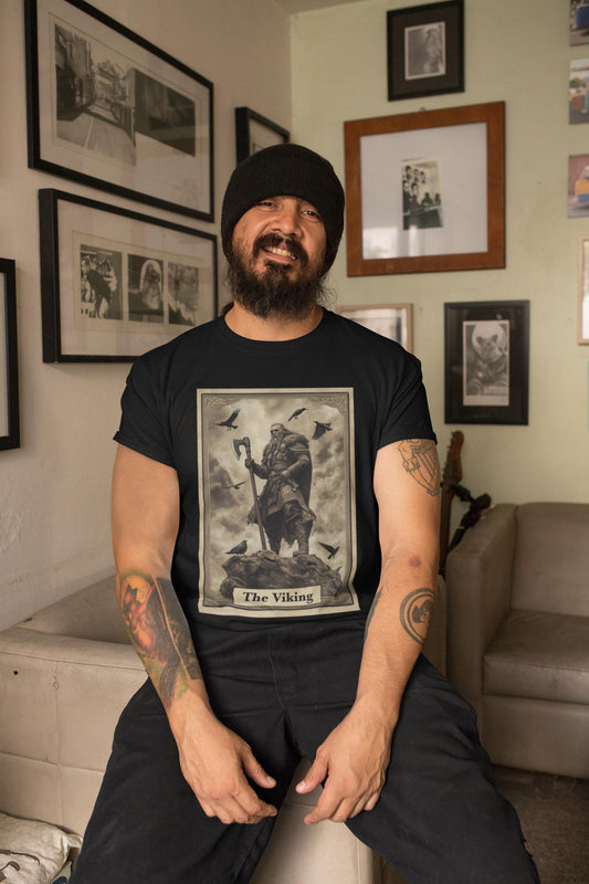 Viking Tarot Card Tee Shirt | Viking occult t-shirt | Vikingcore Style