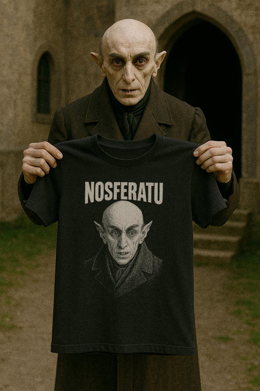 Nosferatu Shirt, Vintage Vampire Horror Movie T-Shirt, Count Orlok Silent Film Tee, Goth Gift