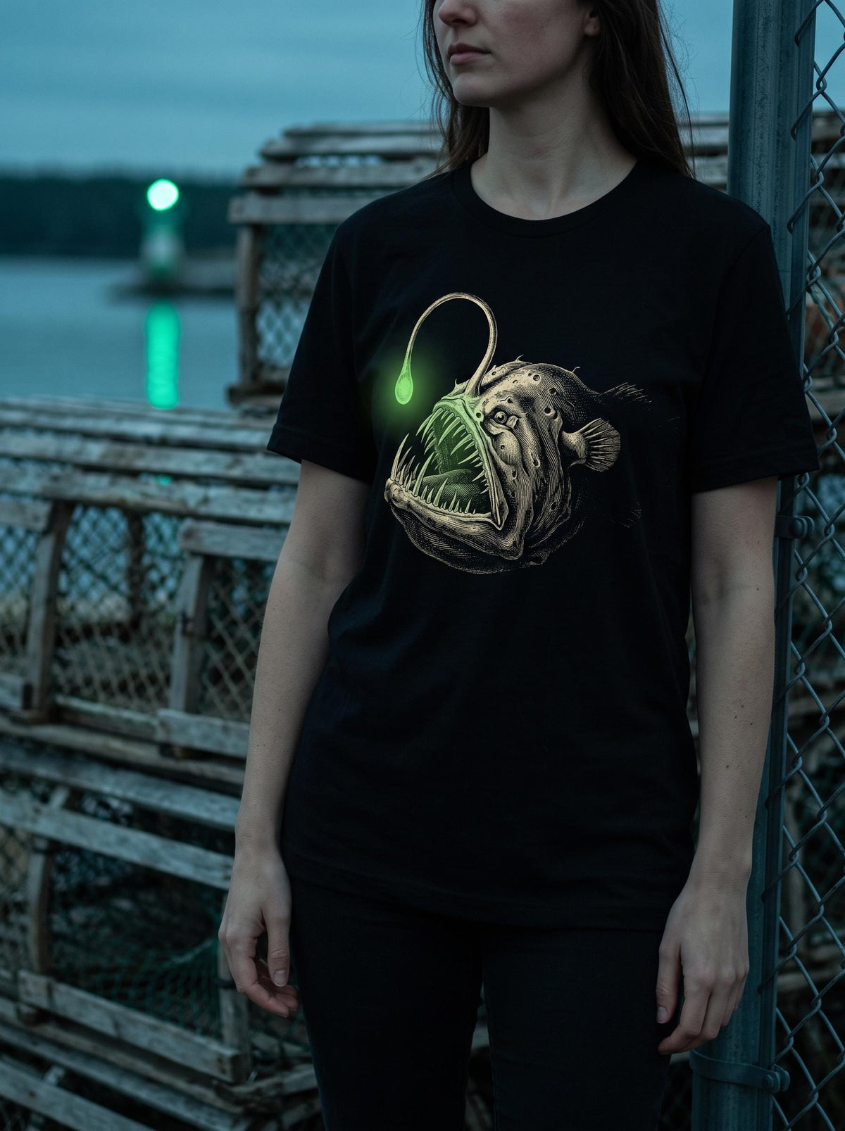 Lantern Bearer Shirt, Gothic Night Watchman Tee, Folk Horror Lantern T-Shirt, Dark Academia Halloween Gift, Occult Light Shirt