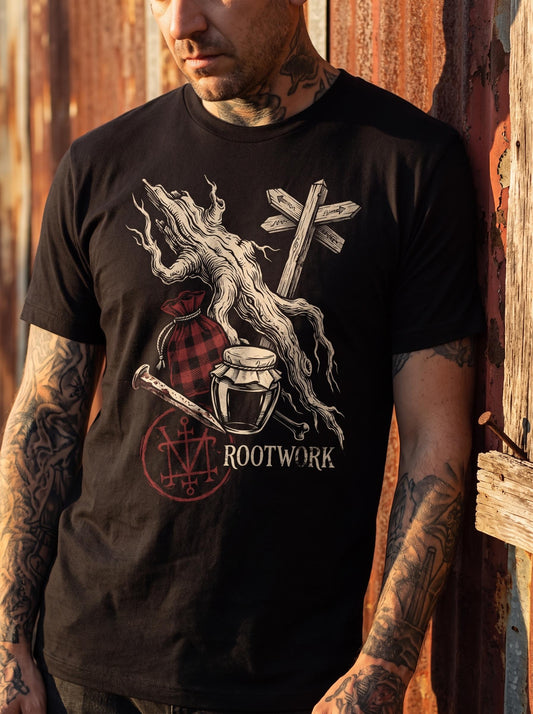 Hoodoo Shirt, Southern Folk Magic Tee, Rootwork Conjure T-Shirt, Esoteric Occult Gift, Witchy Practitioner Shirt