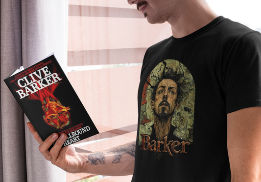 Clive Barker Horror Author Tee Shirt | Writer tshirt | Gifts for readers | Writers Fashion